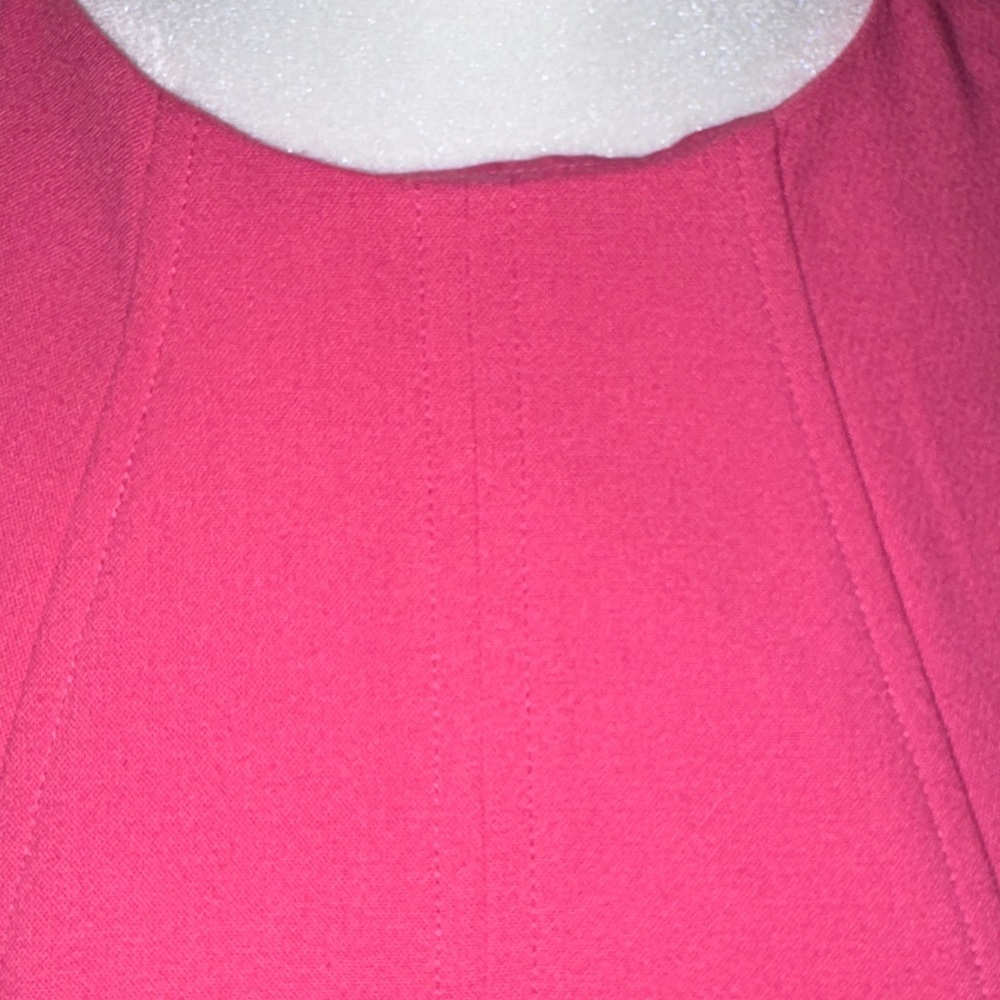 Shoshanna Vibrant Pink Professional Mini Sleeveless Dress Size 4 - Picture 4 of 10